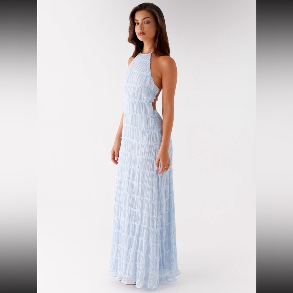 Peppermayo Aullie Maxi Dress- Blue